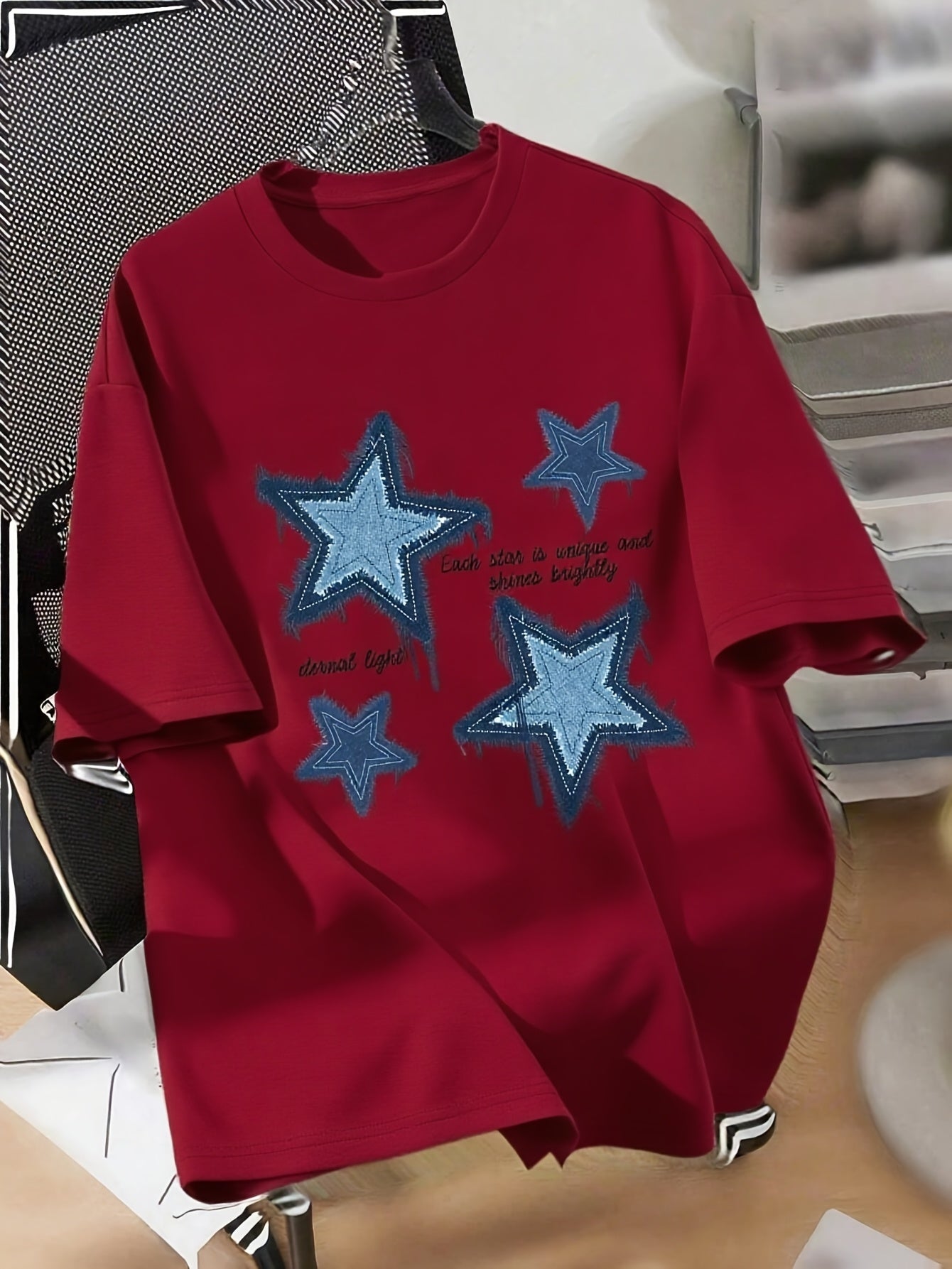 [Elegant T-Shirt] Comfortable Elegant Women's T-Shirt | Fashionable Printed, Round Neck, Suitable for All Seasons, Casual Top, Locally Shipped, Summer Pure Top, Party Must-Have