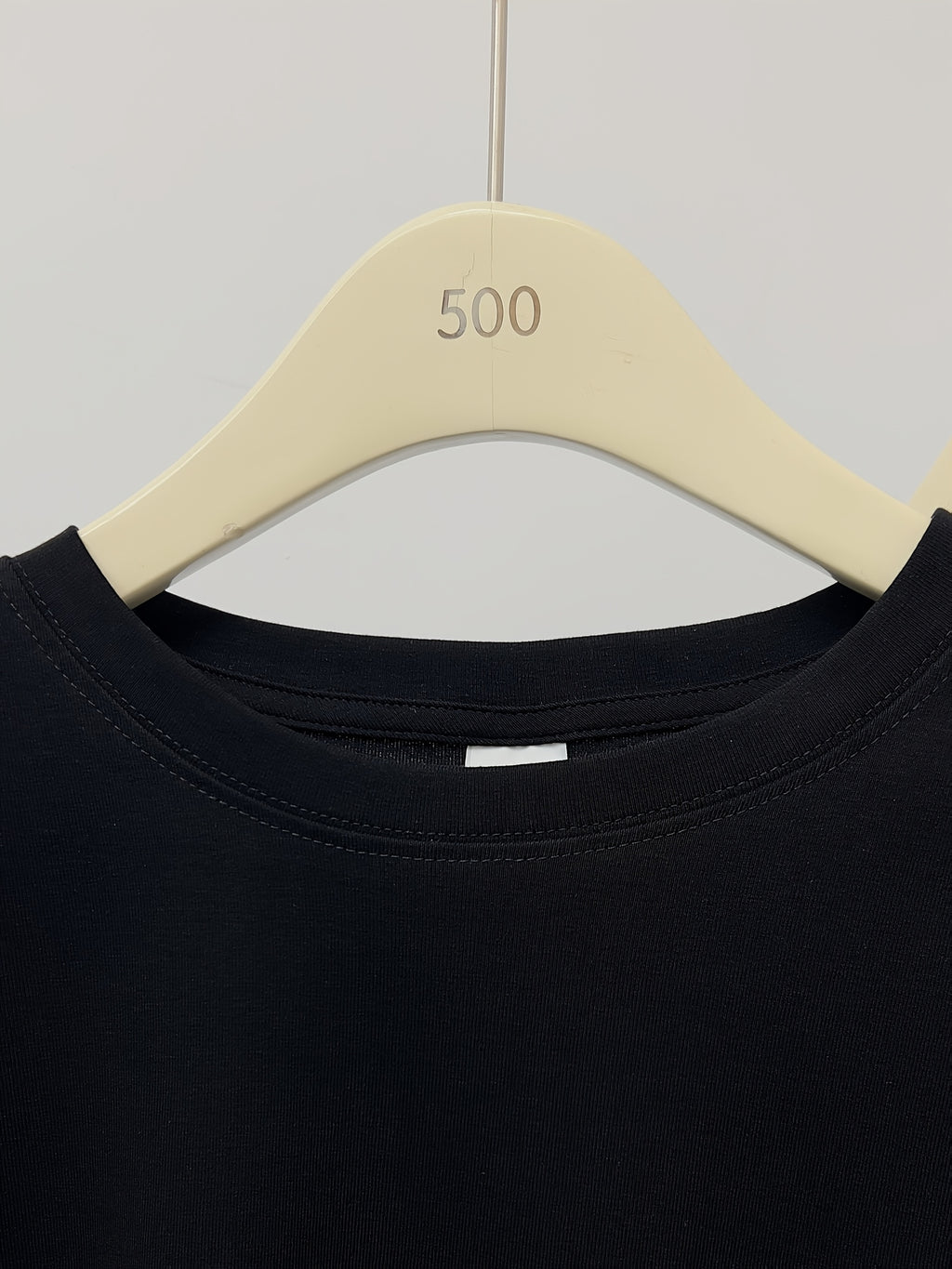 Women's Slim Fit Short Sleeve T-Shirt - Navy Blue Casual Round Neck Top with Brown '32' Letter Print, Breathable Summer Tee for Petite Women, Machine Washable Layering Essential, Versatile Clothing, Trendy Numeral Design, Smooth Texture